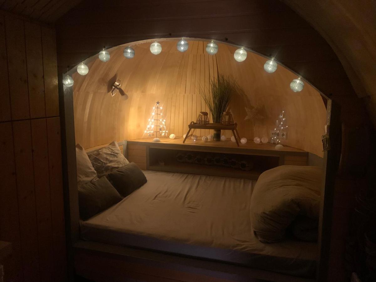 Cabane En Bois Avec Bain Nordique Et Sauna Marigny  Exterior foto